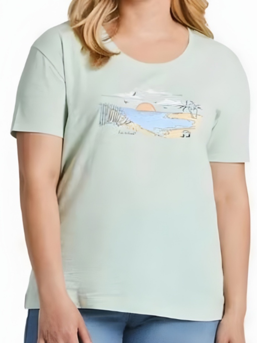 Womans Short Sleeve Fit Fineline Secret
